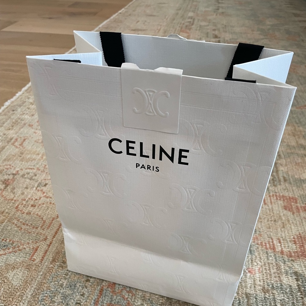 Celine Paris Embossed Shopping gift Bag